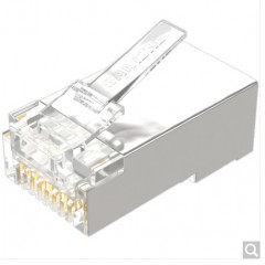 山泽 SJ-6630 六类网络屏蔽水晶头 6类RJ45网络水晶头