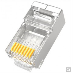 山泽 SJ-6630 六类网络屏蔽水晶头 6类RJ45网络水晶头