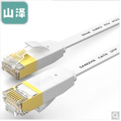 山泽 6200PBS 6250PBS 6300PBS 六类扁平网线 无氧铜千兆镀金金属