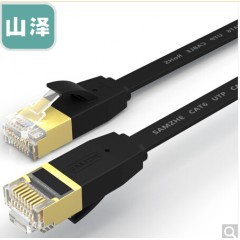 山泽 6200PHS  6250PHS  6300PHS 六类扁平网线 千兆镀金金属头