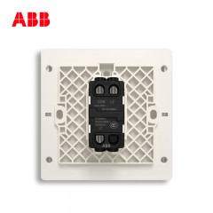 ABB 开关插座无框轩致朝霞金墙壁开关面板一开双控开关AF125-PG