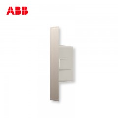 ABB 开关插座 轩致无框 朝霞金色 一位有线电视插座AF301-PG