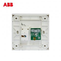 ABB 电视电脑插座面板 有线电视加网络和网线二合一86型AH325