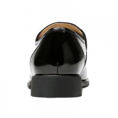 红蜻蜓 真皮男单鞋  新款时尚亮漆皮正装耐磨男皮鞋