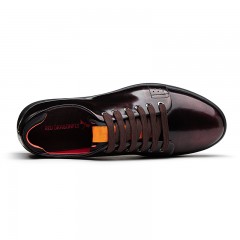 红蜻蜓 真皮男单鞋秋季时尚系带运动风休闲鞋男鞋皮鞋