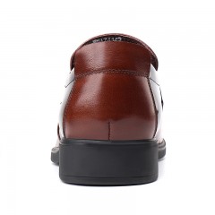 红蜻蜓 男鞋秋季新款真皮商务鞋子 男正装皮鞋漆皮