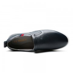 红蜻蜓 官网男鞋春季新款皮鞋透气百搭板鞋潮鞋套脚休闲鞋