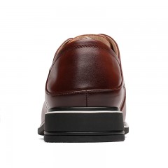 红蜻蜓 皮鞋男春季新款商务正装系带真皮男士皮鞋