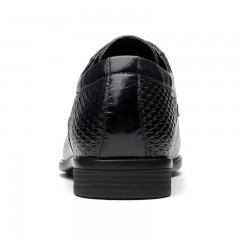 红蜻蜓 男鞋春季英伦绅士真皮系带商务休闲鞋子正装男皮鞋