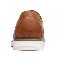 红蜻蜓 春季新款商务休闲皮鞋耐磨套脚男士皮鞋子