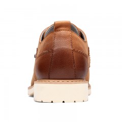 红蜻蜓  春季新款时尚休闲铆钉男皮鞋