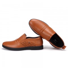 七匹狼 男鞋秋冬新款时尚商务休闲鞋透气防皱头层牛皮时尚真皮皮鞋