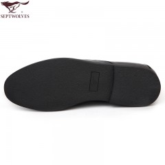 七匹狼 男鞋秋季新品头层牛皮时尚休闲套脚软底男士皮鞋子