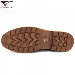 七匹狼 男鞋新款时尚休闲高帮头层牛皮真皮百搭商务皮鞋子