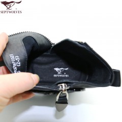 七匹狼 男鞋新款头层牛皮拉链商务正装高帮真皮男士皮鞋