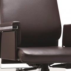 奥娜亭 电脑椅家用办公椅真皮老板椅办公室座椅转椅简约椅子大班椅