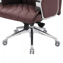 奥娜亭 办公椅转椅简约现代大班椅高背椅子家用座椅升降电脑椅真皮老板椅