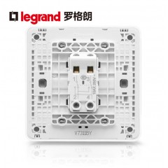 罗格朗 86型家用1开一开多控单开三联1开三控一灯中途中间开关一位