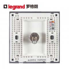 罗格朗 开关插座 尚韵缎沙金 86型有线电视TV插座面板 香槟金