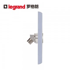 罗格朗 开关插座 尚韵缎沙金 86型有线电视TV插座面板 香槟金