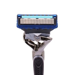 吉列 锋隐致顺手动剃须刀含1刀头 flexball razor刮胡刀五层