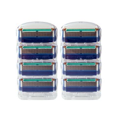 吉列 锋隐剃须刀含9刀头 gillette男士手动五层刮胡刀精修刀片