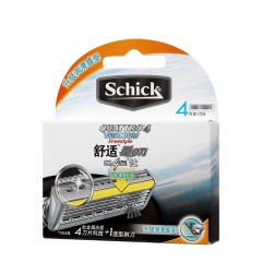 Schick/舒适 创四纪钛型剃须刀架专用刀片4片 创4纪造型师型之刀刀片