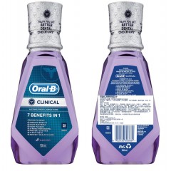 欧乐B 牙龈专护漱口水500ml 无酒精口腔漱口液