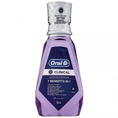 欧乐B 漱口水牙龈专护500ml+牙龈修护红肿牙膏140g 排浊泡泡膏