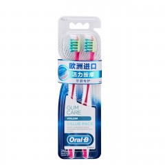欧乐B 活力按摩牙刷6支 交互刷毛软毛按摩牙龈牙缝肉
