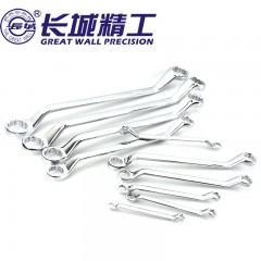 长城精工 梅花扳手公制镜抛双梅扳手多规格眼睛扳手汽机修闭口扳手 311126