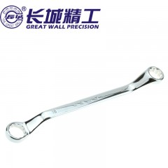 长城精工 梅花扳手公制镜抛双梅扳手多规格眼睛扳手汽机修闭口扳手 311126