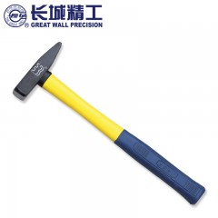 长城精工 钳工锤亚光纤维柄鸭嘴锤斩口锤敲绣锤钣金锤子铁锤 253015