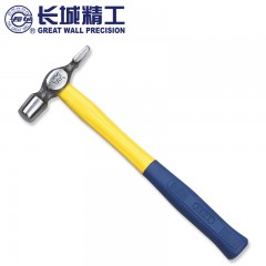 长城精工 扁尾锤25mm纤维柄扁嘴锤斩口榔头施工锤应急安全锤 258016