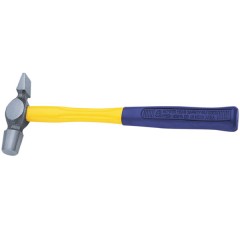长城精工 扁尾锤25mm纤维柄扁嘴锤斩口榔头施工锤应急安全锤 258016