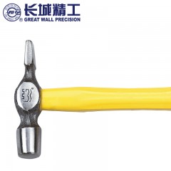 长城精工 扁尾锤25mm纤维柄扁嘴锤斩口榔头施工锤应急安全锤 258016