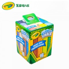 绘儿乐/crayola 幼儿童大粉笔16色户外加粗绘画涂鸦益智51-2016