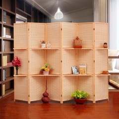 国产 竹子酒店屏风隔断玄关门中式移动折屏餐厅卧室办公室屏风隔断100*40cm/扇