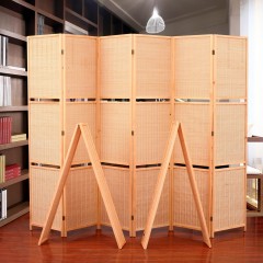 国产 竹子酒店屏风隔断玄关门中式移动折屏餐厅卧室办公室屏风隔断100*40cm/扇