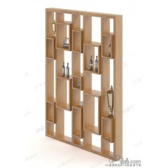 国产 创意北欧现代酒架置物架隔断架纯实木多功能隔板架储物架书架定制