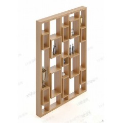 国产 创意北欧现代酒架置物架隔断架纯实木多功能隔板架储物架书架定制