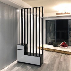 国产 现代玄关柜隔断客厅实木装饰柜鞋柜门厅储物柜双面屏风鞋柜组合