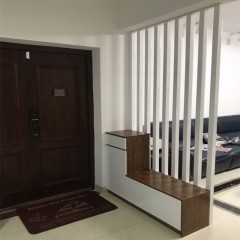国产 现代玄关柜隔断客厅实木装饰柜鞋柜门厅储物柜双面屏风鞋柜组合