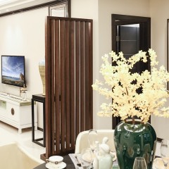 国产 屏风隔断座屏实木现代时尚北欧日式移动屏风玄关客厅背景墙定制