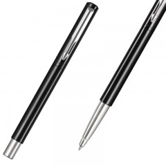 Parker/派克 威雅胶杆宝珠笔黑色 签字笔学生练字商务办公送礼 原装进口