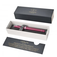 Parker/派克 钢笔都市粉红白夹墨水笔 送礼礼品女士办公商务签字笔