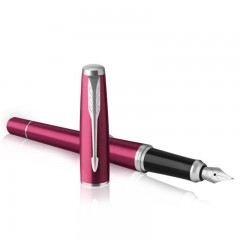 Parker/派克 钢笔都市粉红白夹墨水笔 送礼礼品女士办公商务签字笔