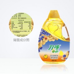 刀唛/Knife 食用植物油 物理压榨 非转基因 花生亚麻籽油4.68L