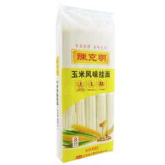 陈克明 玉米挂面 800g 包装 方便速食粗粮 待煮面条 汤面 捞面