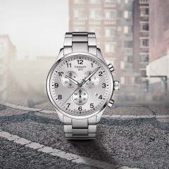 Tissot天梭  瑞士速驰商务运动休闲石英钢带男表